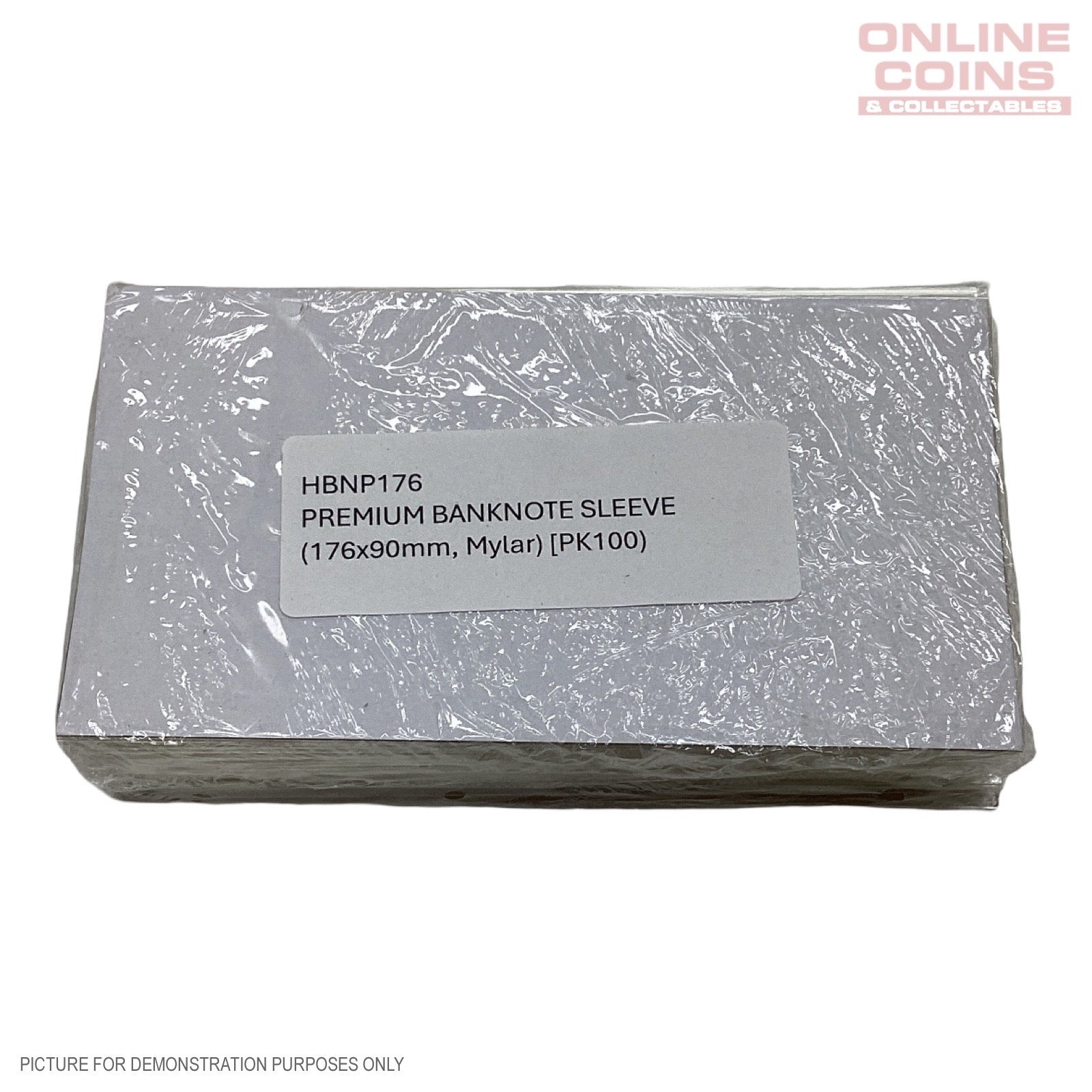 Supersafe Museum Grade Premium Banknote Sleeves 176x90 - Pack of 100